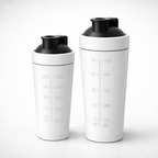 Stainless Steel Protein Shaker Bottle with Mixing Ball